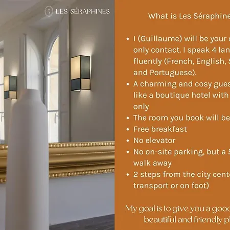 Les Seraphines - D'hotes - Guests House 3* Бордо